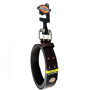 Dickies Dark Brown Leather Belt Men’s Big & Tall Size 44 Classic Casual NWT